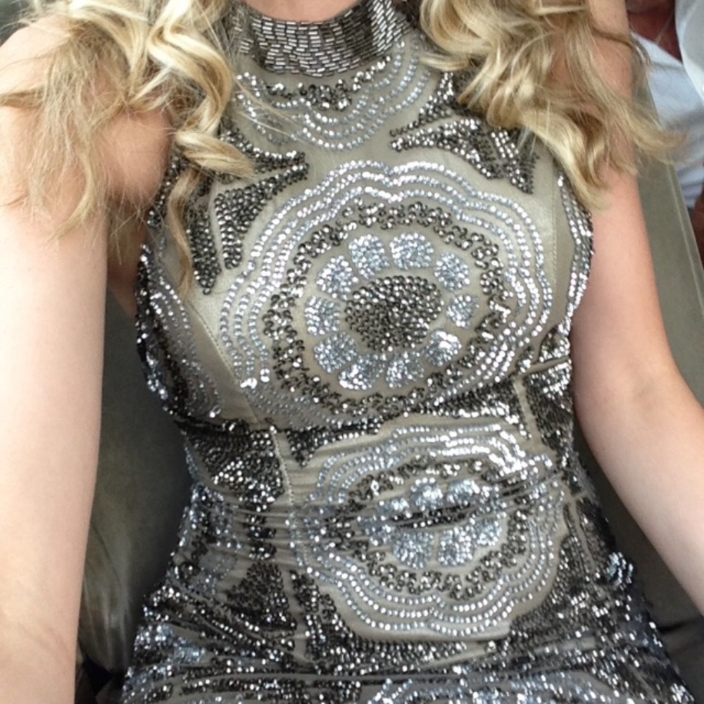 Gold dress